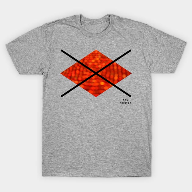 Big red argyle : T-Shirt by Annie Pom Freitag